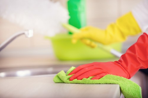 Sustainability-focused carpet cleaning workflow in North London